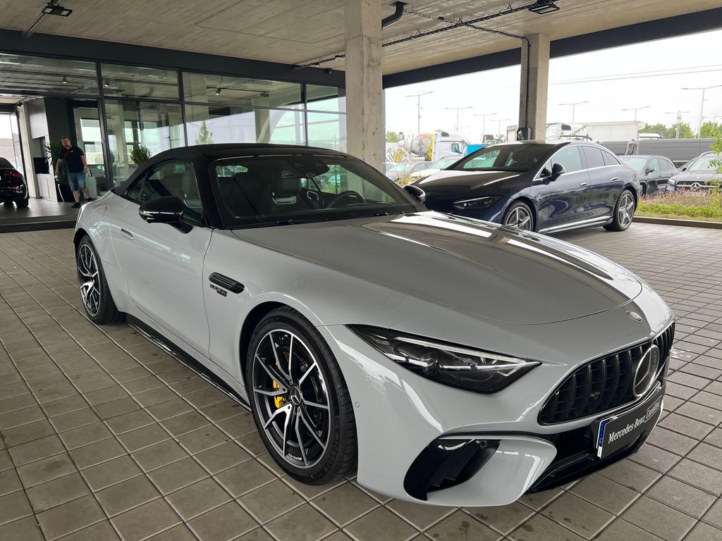 MERCEDES SL 55 AMG 4MATIC ROADSTER | SKLADEM | ČESKÉ PŘEDVÁDĚCÍ AUTO | V8 VÝKON 476 KONÍ | ŠEDÁ ALPINE | ČERNÁ KŮŽE NAPPA | AMG DYNAMIC PLUS | MAXIMÁLNÍ VÝBAVA | VIP SLEVA | NÁKUP ONLINE | AUTOiBUY.com 